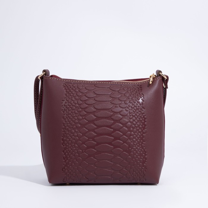 Кросс-боди, отдел на молнии, наружный карман, длинный ремень, цвет бордовый
Кросс-боди, отдел на молнии, наружный карман, длинный ремень, цвет бордовый