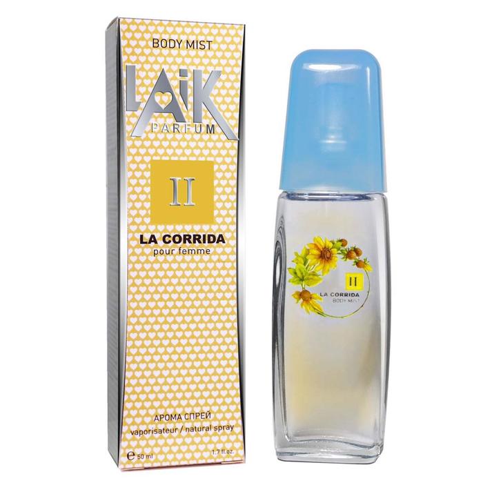 Спрей для тела LiKE La Corrida №2, 50 мл
Спрей для тела LiKE La Corrida №2, 50 мл