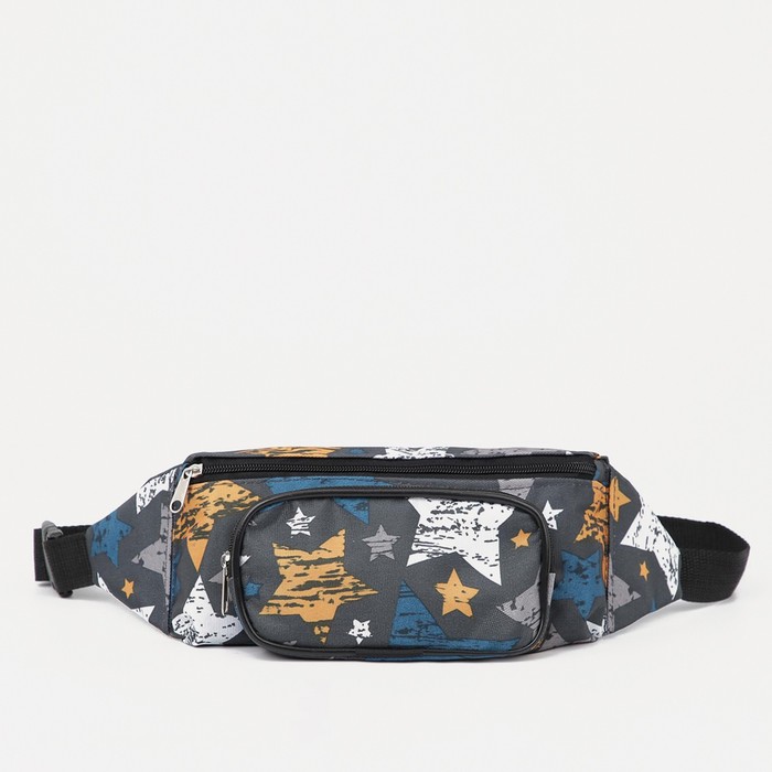 Сумка поясная, отдел на молнии, наружный карман, цвет чёрный
Сумка поясная, отдел на молнии, наружный карман, цвет чёрный