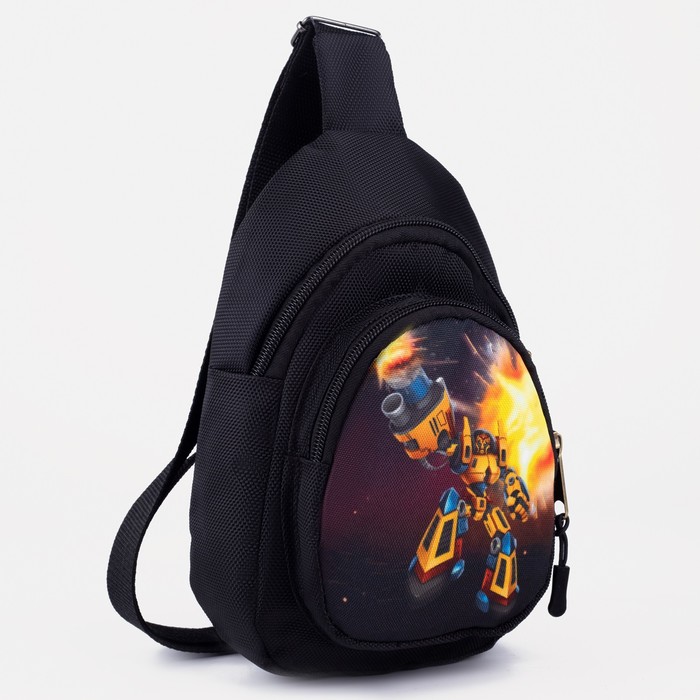 Рюкзак-слинг «Робот» 15х10х26 см, отдел на молнии, наружный карман, регулируемый ремень, чёрный
Рюкзак-слинг «Робот» 15х10х26 см, отдел на молнии, наружный карман, регулируемый ремень, чёрный