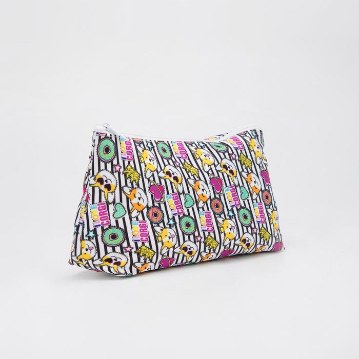 Косметичка на молнии, без подклада, цвет разноцветный 
Косметичка на молнии, без подклада, цвет разноцветный