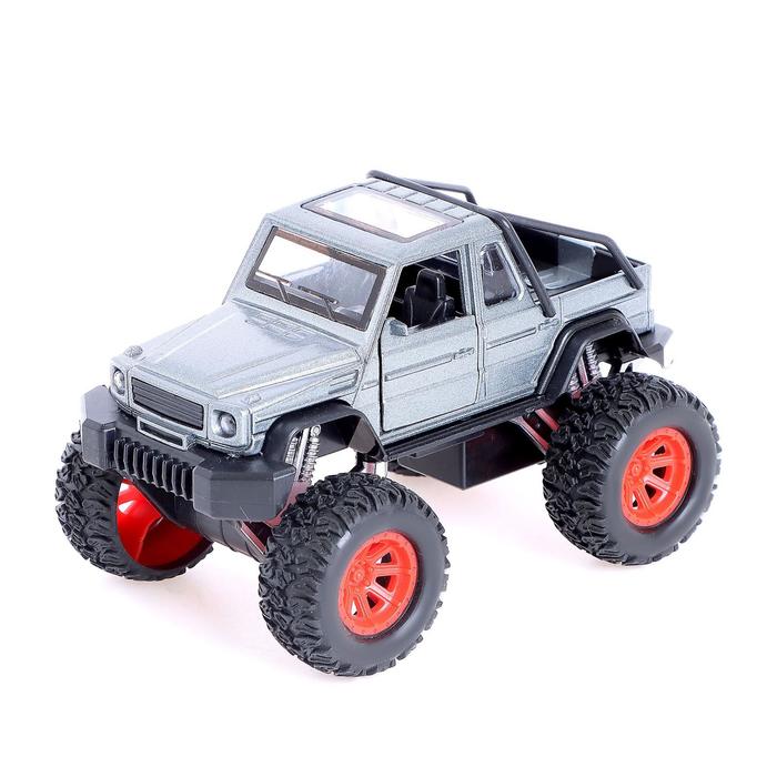 Джип металлический «Бигфут», открываются двери, инерция
Джип металлический «Бигфут», открываются двери, инерция