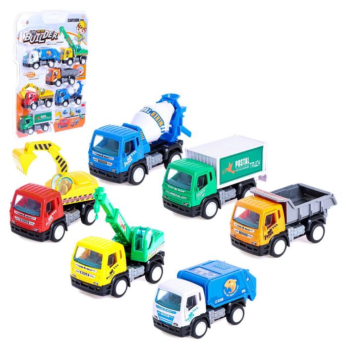 Игровой набор «Строительная площадка», 6 машин
Игровой набор «Строительная площадка», 6 машин