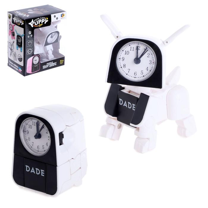 Робот-часы «Щенок», трансформируется в будильник, работает от батареек
Робот-часы «Щенок», трансформируется в будильник, работает от батареек