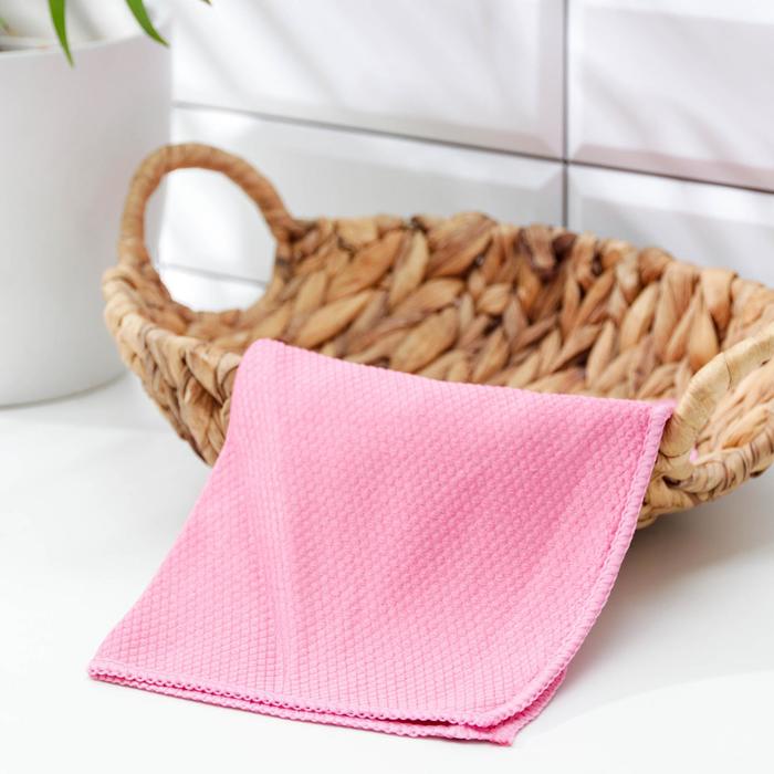 Салфетка из микрофибры «Для стёкол и зеркал», 30×30 см
Салфетка из микрофибры «Для стёкол и зеркал», 30×30 см