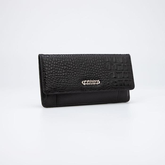 Кошелёк на кнопке, цвет чёрный
Кошелёк на кнопке, цвет чёрный