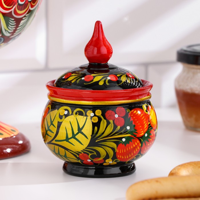 Солонка, 7х6см, с художественной росписью
Солонка, 7х6см, с художественной росписью