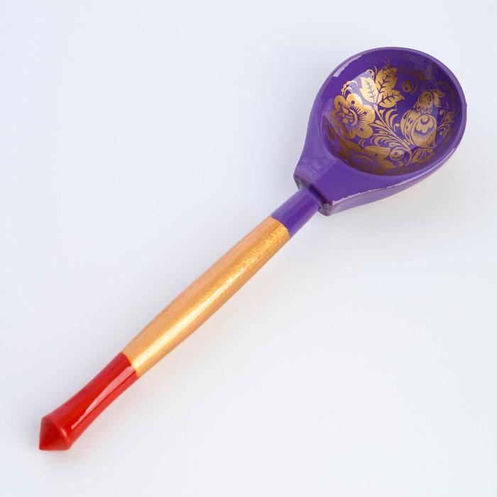 Ложка маленькая "Кудрина",с художественной росписью, МИКС 
Ложка маленькая "Кудрина",с художественной росписью, МИКС