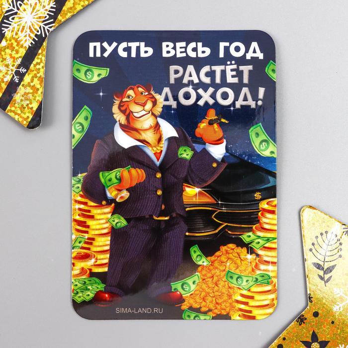 Магнит винил "Доход" 70х100 мм
Магнит винил "Доход" 70х100 мм