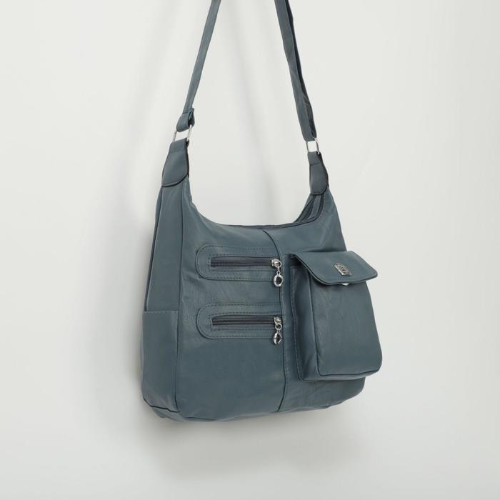 Сумка-мешок, отдел на молнии, 4 наружных карманов, регулируемый ремень, цвет голубой
Сумка-мешок, отдел на молнии, 4 наружных карманов, регулируемый ремень, цвет голубой