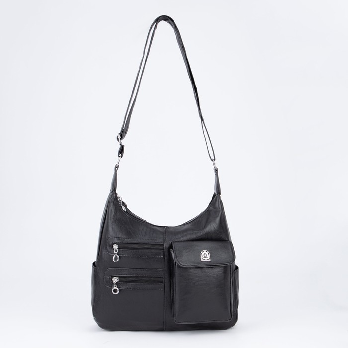 Сумка-мешок, отдел на молнии, 4 наружных карманов, регулируемый ремень, цвет чёрный
Сумка-мешок, отдел на молнии, 4 наружных карманов, регулируемый ремень, цвет чёрный