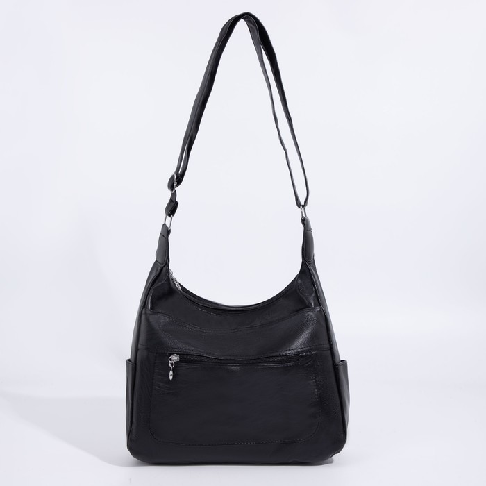 Сумка-мешок, отдел на молнии, 3 наружный кармана, регулируемый ремень, цвет чёрный
Сумка-мешок, отдел на молнии, 3 наружный кармана, регулируемый ремень, цвет чёрный