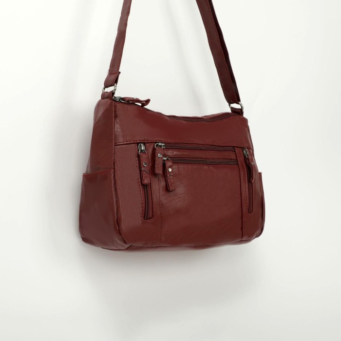 Сумка-мешок, отдел на молнии, 5 наружных карманов, регулируемый ремень, цвет бордовый
Сумка-мешок, отдел на молнии, 5 наружных карманов, регулируемый ремень, цвет бордовый