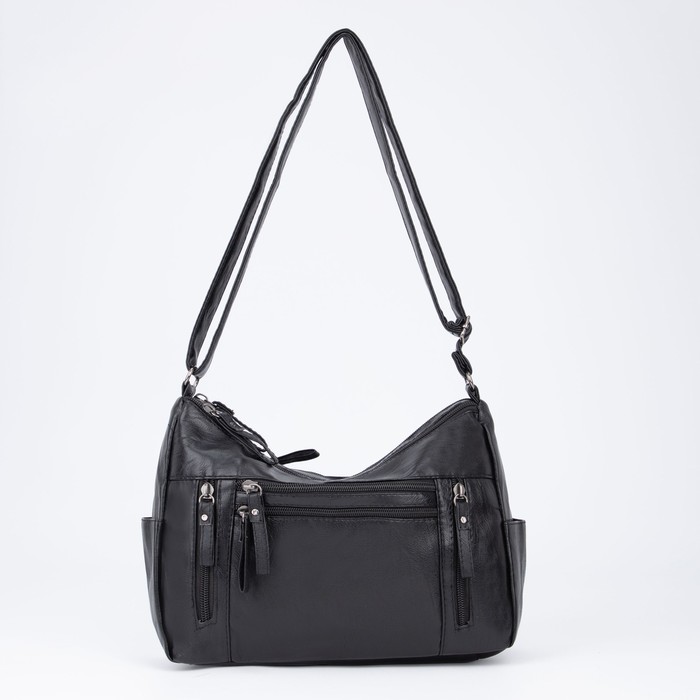 Сумка-мешок, отдел на молнии, 5 наружных карманов, регулируемый ремень, цвет чёрный
Сумка-мешок, отдел на молнии, 5 наружных карманов, регулируемый ремень, цвет чёрный