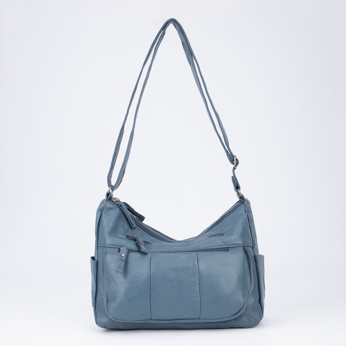 Сумка-мешок, отдел на молнии, 5 наружных кармана, регулируемый ремень, цвет голубой
Сумка-мешок, отдел на молнии, 5 наружных кармана, регулируемый ремень, цвет голубой