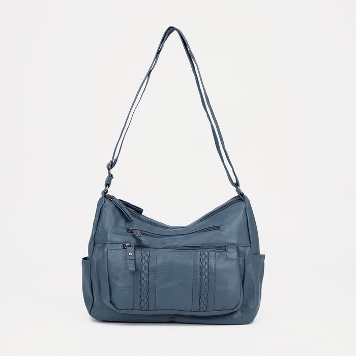 Сумка-мешок, отдел на молнии, 5 наружных кармана, регулируемый ремень, цвет голубой
Сумка-мешок, отдел на молнии, 5 наружных кармана, регулируемый ремень, цвет голубой