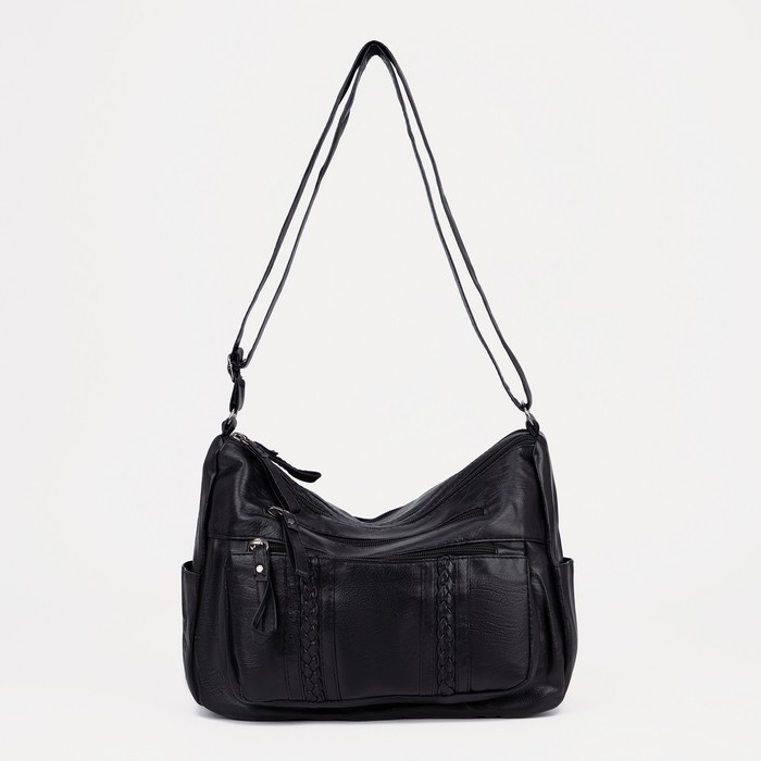 Сумка-мешок, отдел на молнии, 5 наружных кармана, регулируемый ремень, цвет чёрный
Сумка-мешок, отдел на молнии, 5 наружных кармана, регулируемый ремень, цвет чёрный