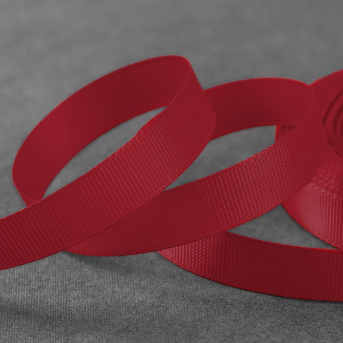 Лента репсовая, 15 мм, 23 ± 1 м, цвет бордовый №33
Лента репсовая, 15 мм, 23 ± 1 м, цвет бордовый №33