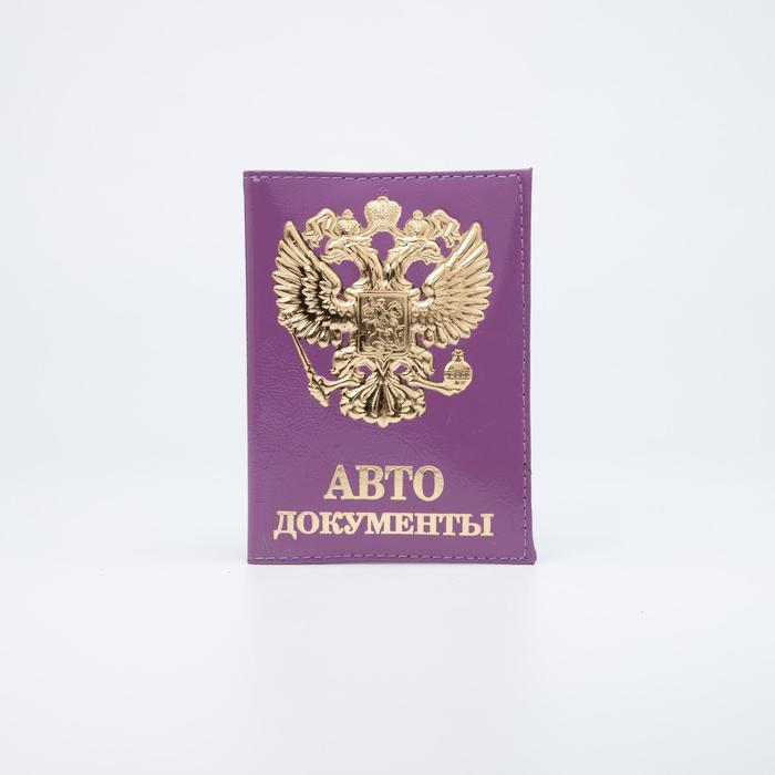 Обложка для автодокументов, цвет сиреневый
Обложка для автодокументов, цвет сиреневый