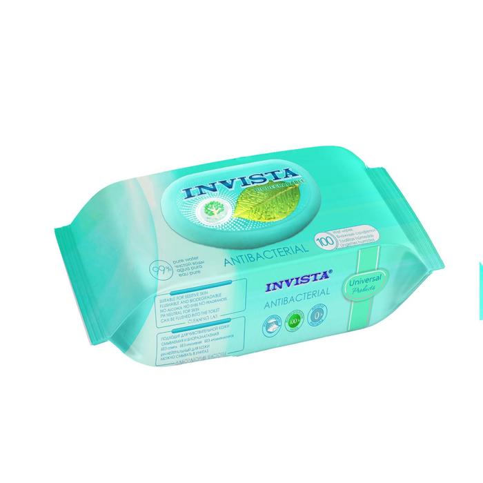 Влажные салфетки INVISTA антибактериальные, биоразлагаемые,100 шт.
Влажные салфетки INVISTA антибактериальные, биоразлагаемые,100 шт.