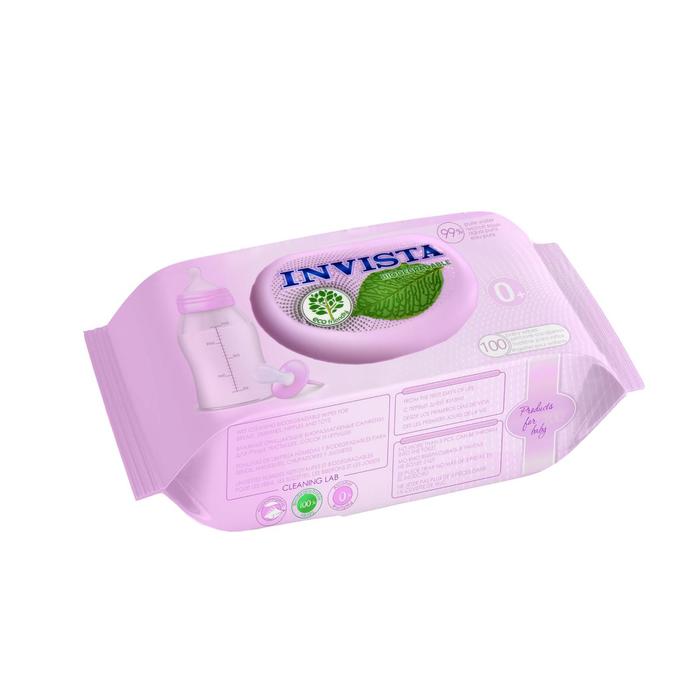 Влажные салфетки INVISTA для детей с первых дней жизни, биоразлагаемые,100 шт.
Влажные салфетки INVISTA для детей с первых дней жизни, биоразлагаемые,100 шт.