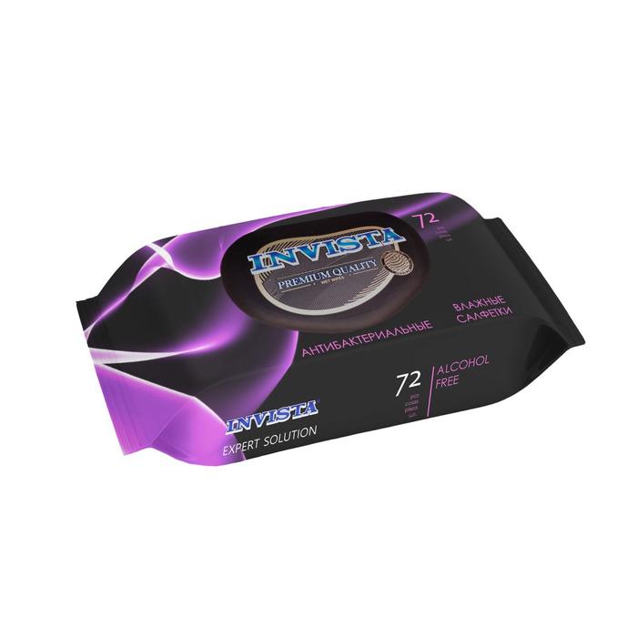 Влажные салфетки INVISTA Lux антибактериальные, с клапаном, 72 шт.
Влажные салфетки INVISTA Lux антибактериальные, с клапаном, 72 шт.