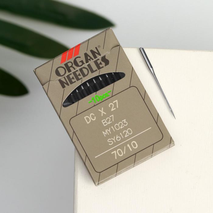 Иглы для промышленных оверлоков, №70, 10 шт, DC 27
Иглы для промышленных оверлоков, №70, 10 шт, DC 27
