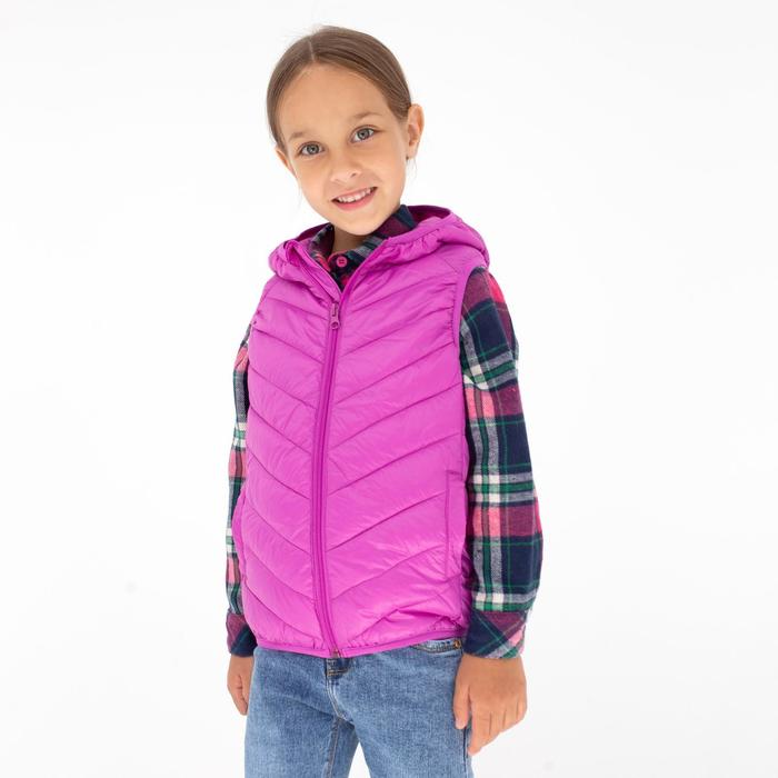 Жилет для девочки, цвет сиреневый, рост 122 см (120)
Жилет для девочки, цвет сиреневый, рост 122 см (120)