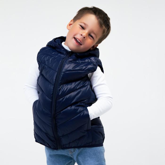 Жилет для мальчика, цвет синий, рост 110 см
Жилет для мальчика, цвет синий, рост 110 см