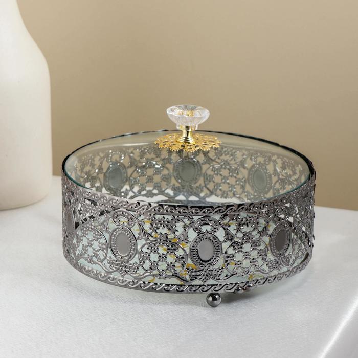 Подставка под фрукты «Мрамор», 17×17×10 см, круглая, цвет серебристый
Подставка под фрукты «Мрамор», 17×17×10 см, круглая, цвет серебристый