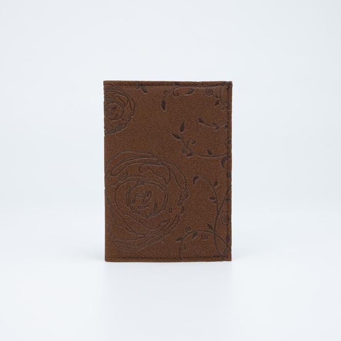 Обложка для паспорта, цвет коричневый 
Обложка для паспорта, цвет коричневый