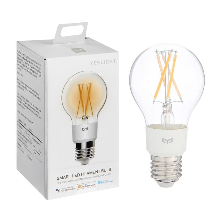 Умная светодиодная филаментная лампа Yeelight, Е27, 6 Вт, 700 Лм, 2700 К
Умная светодиодная филаментная лампа Yeelight, Е27, 6 Вт, 700 Лм, 2700 К