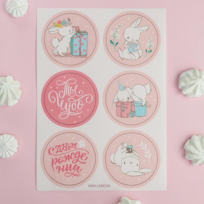 Набор рисовой бумаги «Зайка», 10 листов, 6 картинок на листе 
Набор рисовой бумаги «Зайка», 10 листов, 6 картинок на листе