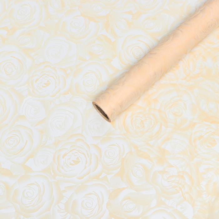 Пленка матовая "Розы", кремовый, 0,58 х 10 м
Пленка матовая "Розы", кремовый, 0,58 х 10 м