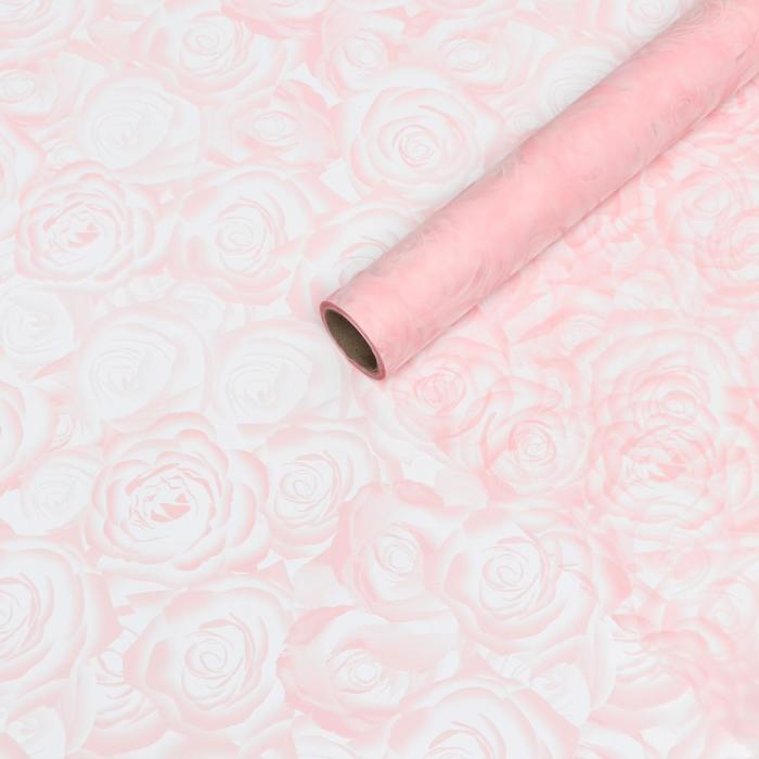 Пленка матовая "Розы", нежно-розовый, 0,58 х 10 м
Пленка матовая "Розы", нежно-розовый, 0,58 х 10 м