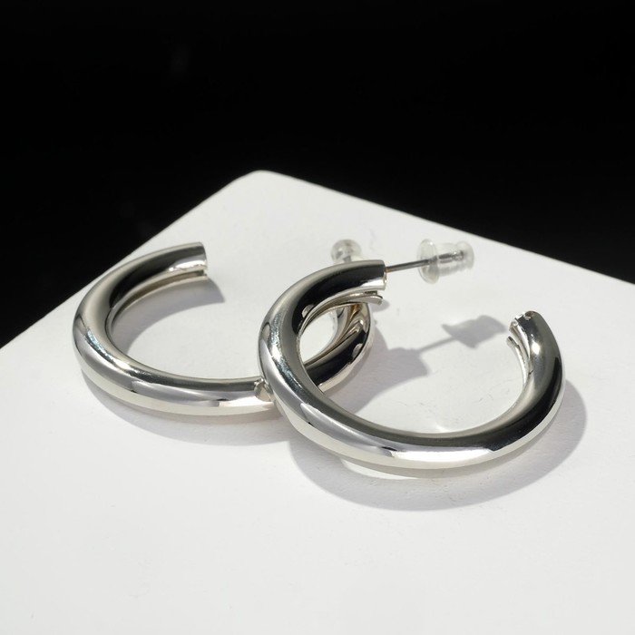 Серьги-кольца "Каньон" труба, d=2,5 , цвет серебро
Серьги-кольца "Каньон" труба, d=2,5 , цвет серебро