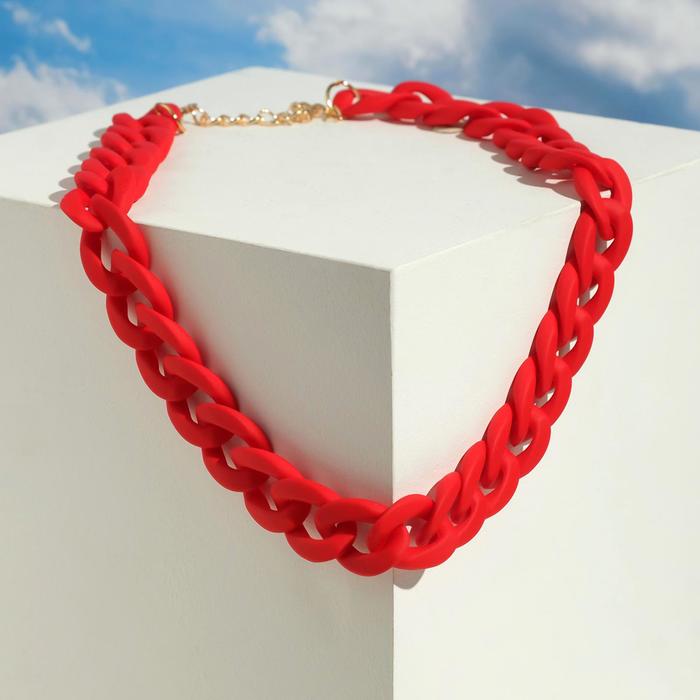 Колье "Цепь" частота, цвет красный, 45см
Колье "Цепь" частота, цвет красный, 45см