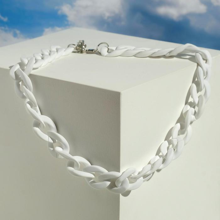Колье "Цепь" частота, цвет белый, 45см
Колье "Цепь" частота, цвет белый, 45см