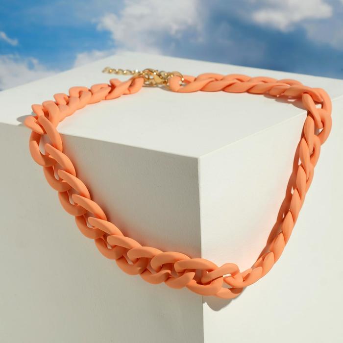 Колье "Цепь" частота, цвет персиковый, 45см
Колье "Цепь" частота, цвет персиковый, 45см