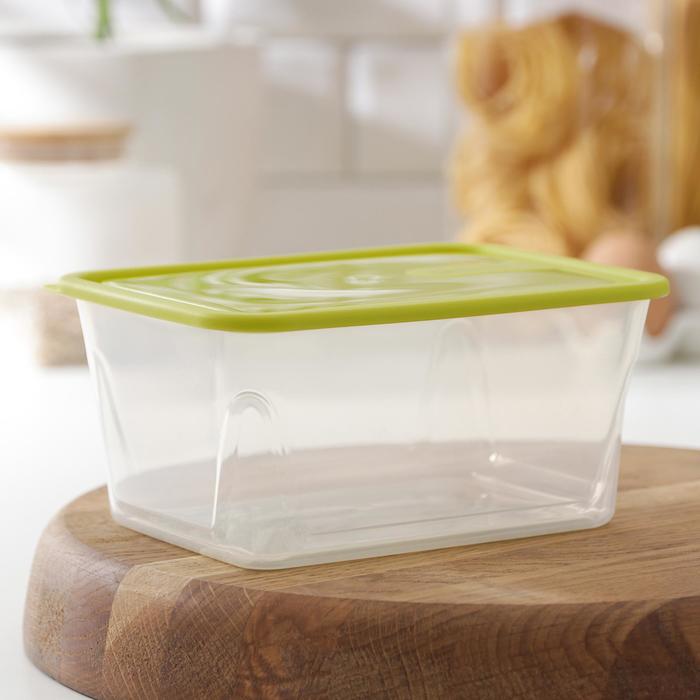 Контейнер для продуктов Honey, 900 мл, цвет зелёный
Контейнер для продуктов Honey, 900 мл, цвет зелёный