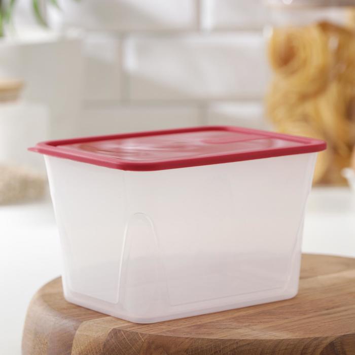 Контейнер для продуктов Honey, 1,2 л, цвет красный
Контейнер для продуктов Honey, 1,2 л, цвет красный