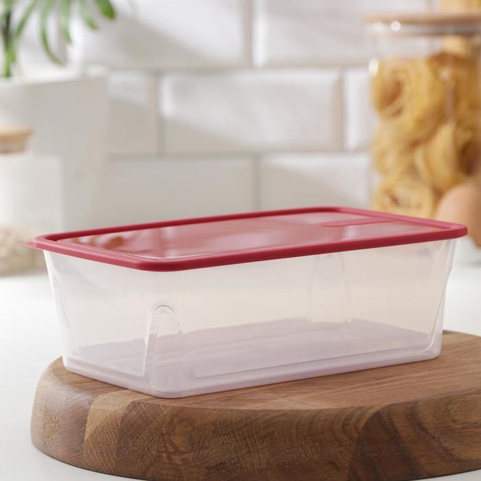 Контейнер для продуктов Honey, 1,6 л, цвет красный
Контейнер для продуктов Honey, 1,6 л, цвет красный