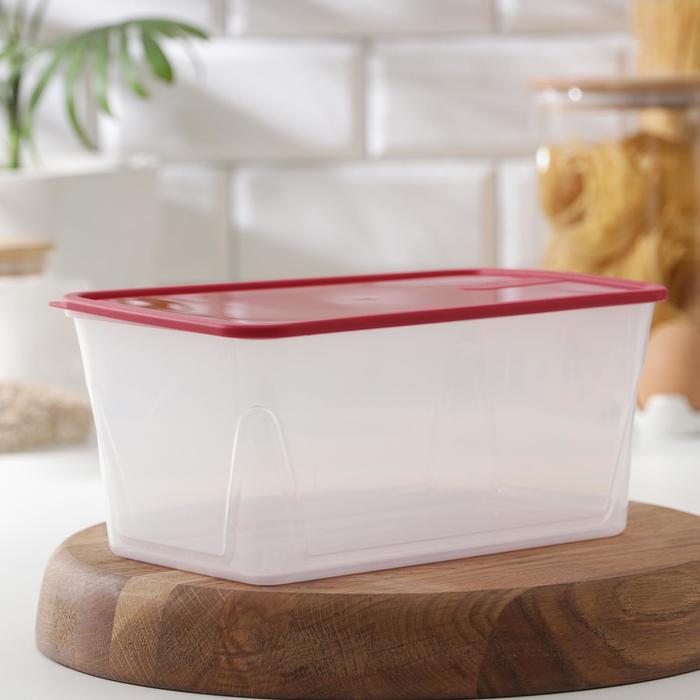 Контейнер для продуктов Honey, 2,1 л, цвет красный
Контейнер для продуктов Honey, 2,1 л, цвет красный