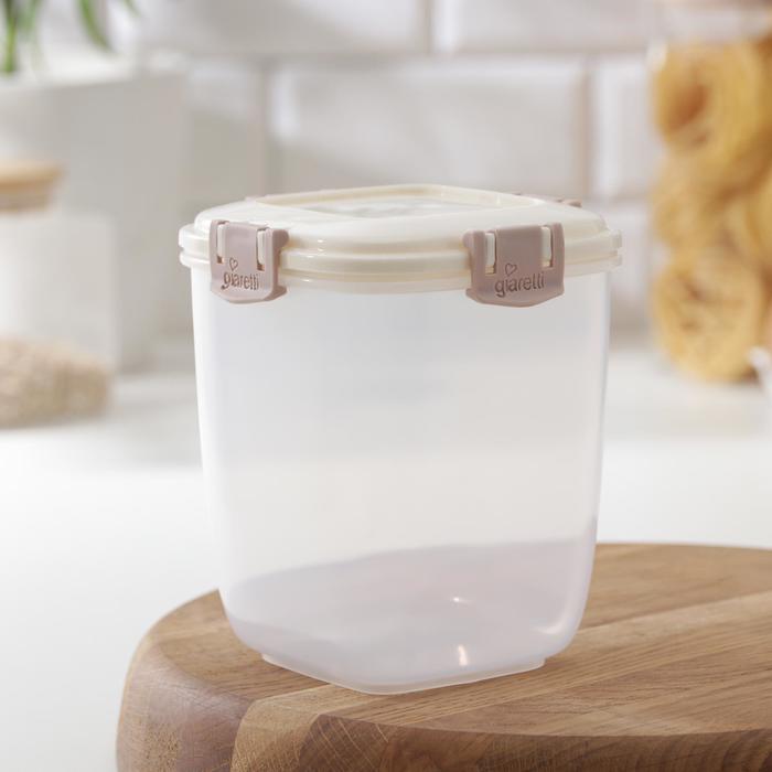 Контейнер для продуктов Barberry, 1 л, квадратный, цвет бежевый
Контейнер для продуктов Barberry, 1 л, квадратный, цвет бежевый