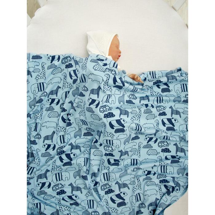 Пеленка, принт зверята, цвет голубой, размер 120х90 см.
Пеленка, принт зверята, цвет голубой, размер 120х90 см.