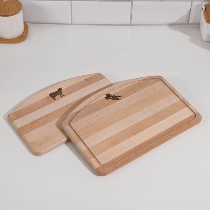 Набор 2-х разделочных досок 30 х 20 х 1,2 см, массив бука
Набор 2-х разделочных досок 30 х 20 х 1,2 см, массив бука