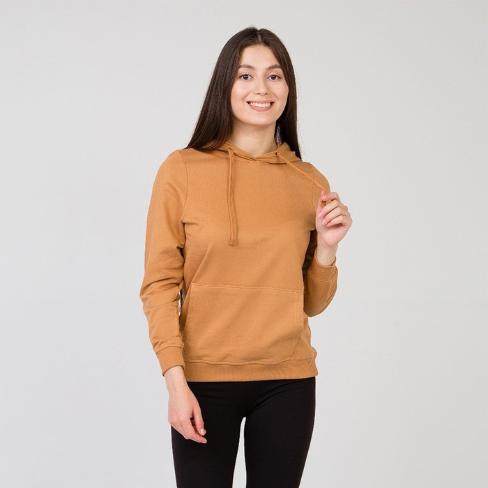 Толстовка женская, цвет тёмно-бежевый, размер 50
Толстовка женская, цвет тёмно-бежевый, размер 50