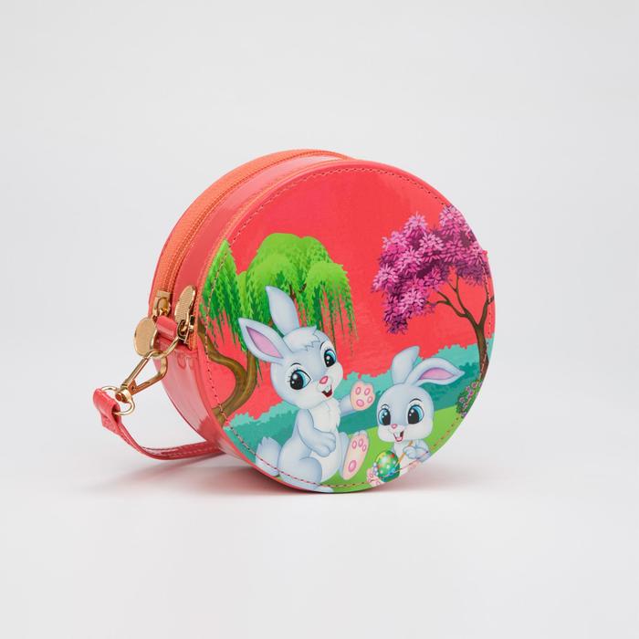 Сумка детская на молниях, регулируемый ремень, цвет коралловый 
Сумка детская на молниях, регулируемый ремень, цвет коралловый