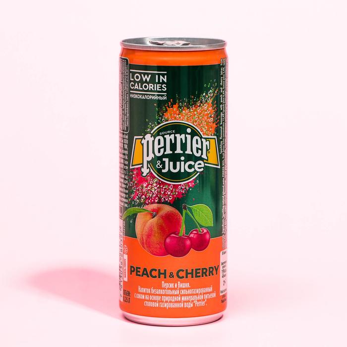 Напиток газированный «Перье» персик-вишня, 250 мл
Напиток газированный «Перье» персик-вишня, 250 мл