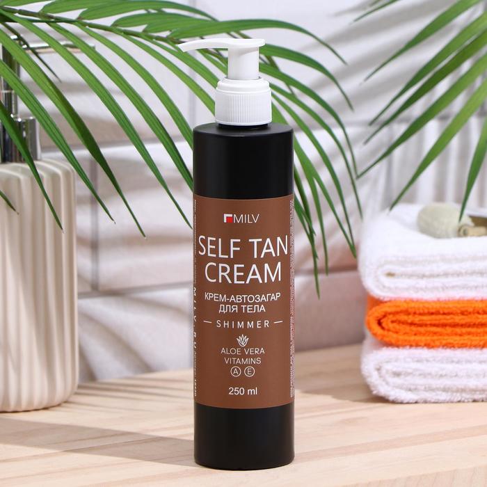 Крем-автозагар для тела Milv, с шиммером, 250 мл
Крем-автозагар для тела Milv, с шиммером, 250 мл